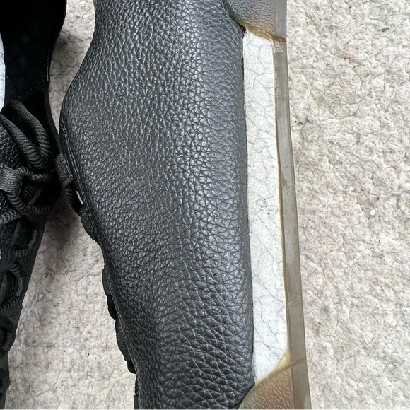 Dr. Scholl's Shoes Men's Pebble Black Leather Nikola Sneakers Size 12M - Picture 7 of 12